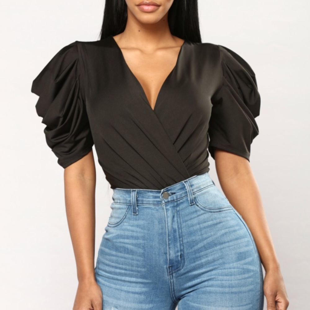 NWT Black Bodysuit